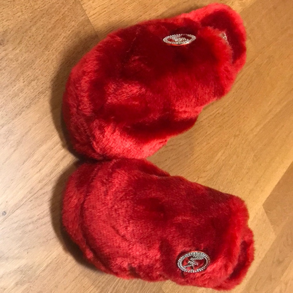 Women’s Michael kors red slippers